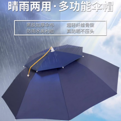 雨晴兩用傘帽