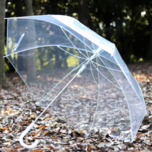 透明長柄雨傘
